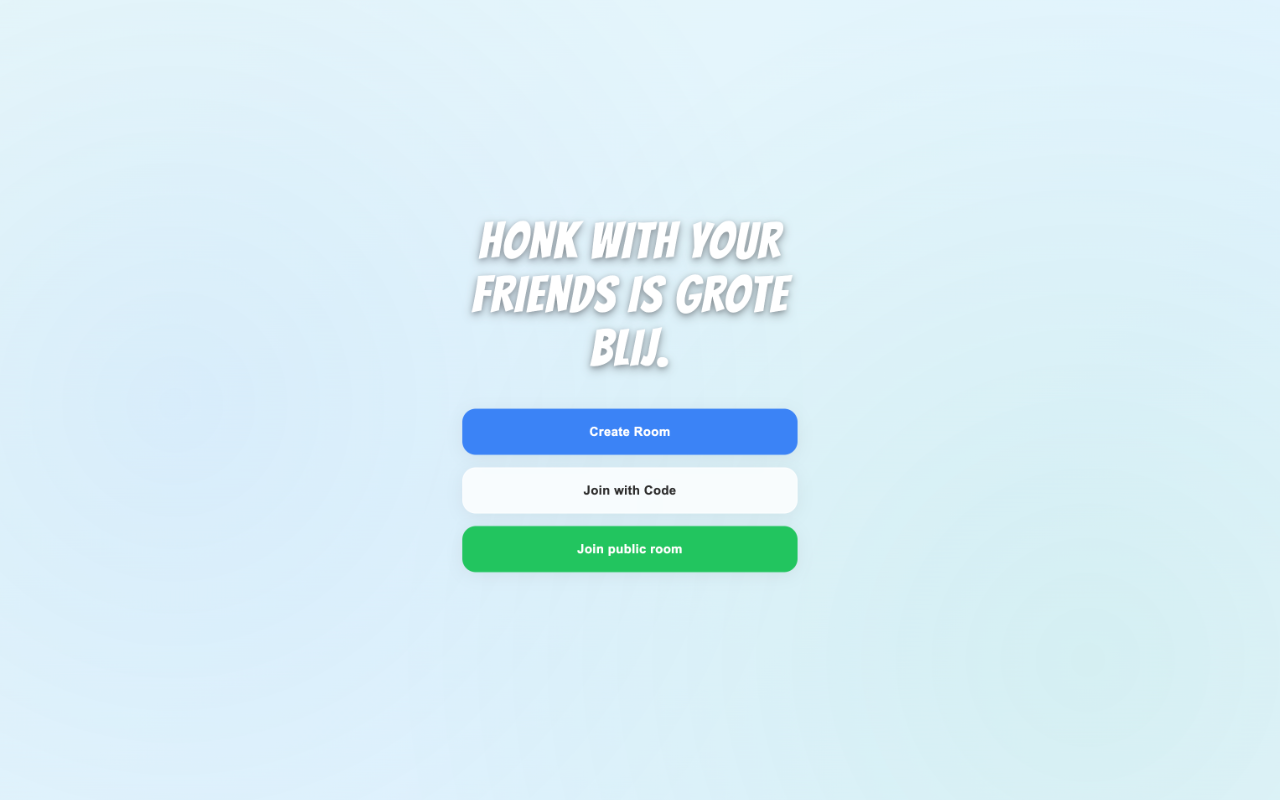 Room selection screen